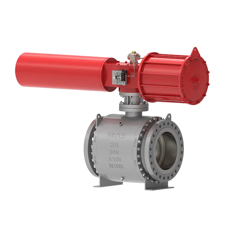 دریچه توپ Trunnion